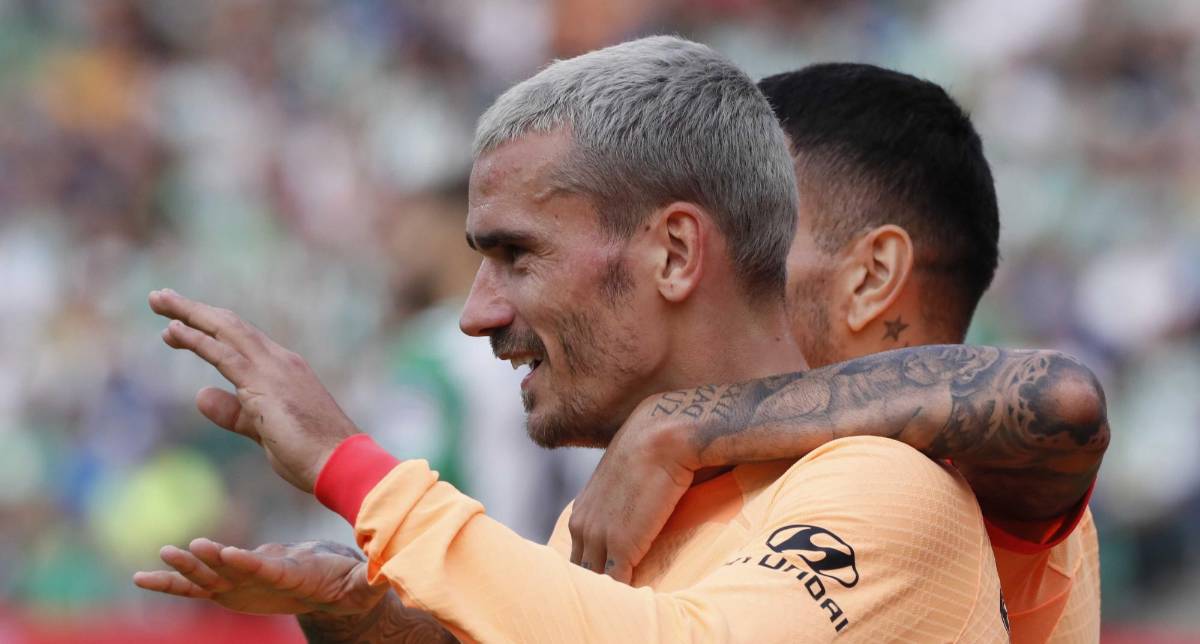 Un gol fue olímpico: Griezmann se luce con doblete en triunfo clave del Atlético ante Betis