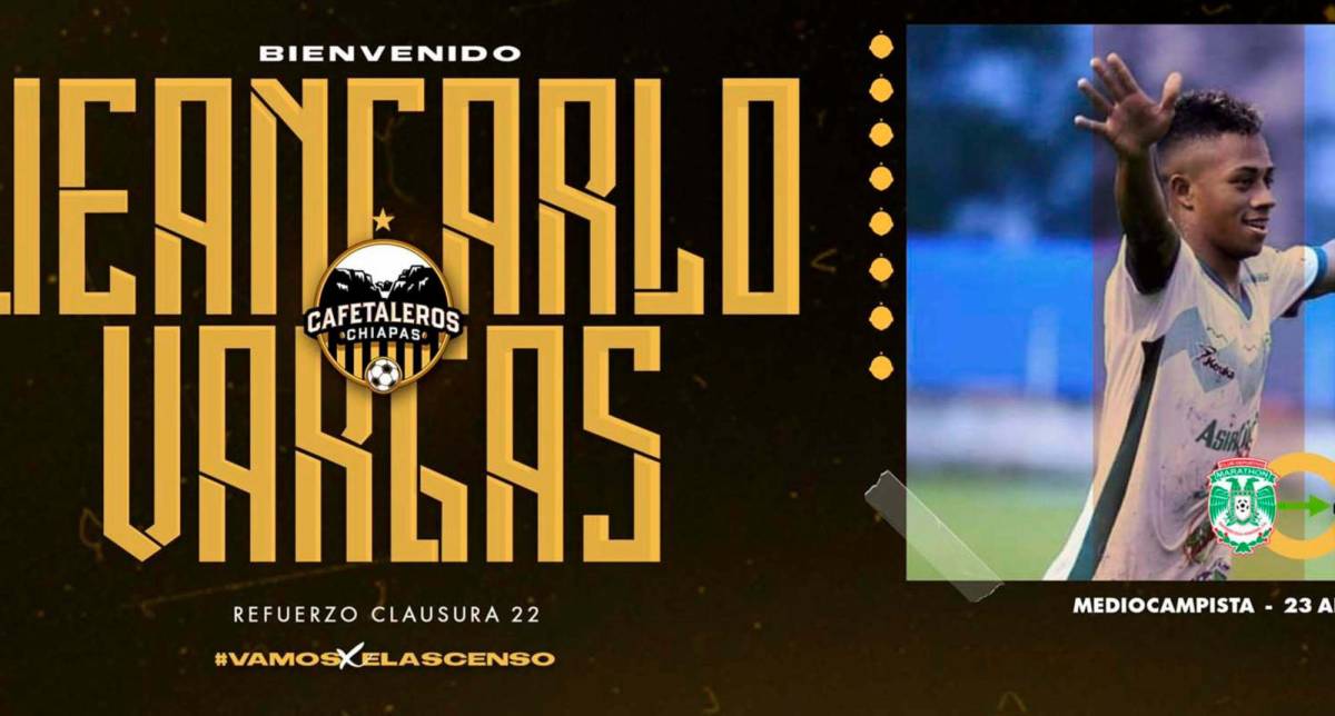 Sorpresa: Mediocampista hondureño Jeancarlo Vargas jugará en México