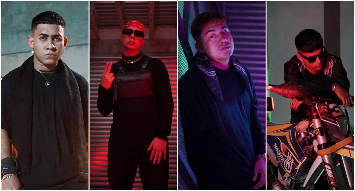 Manu Destroy, Blaster, Andro Skrt y Kefer.