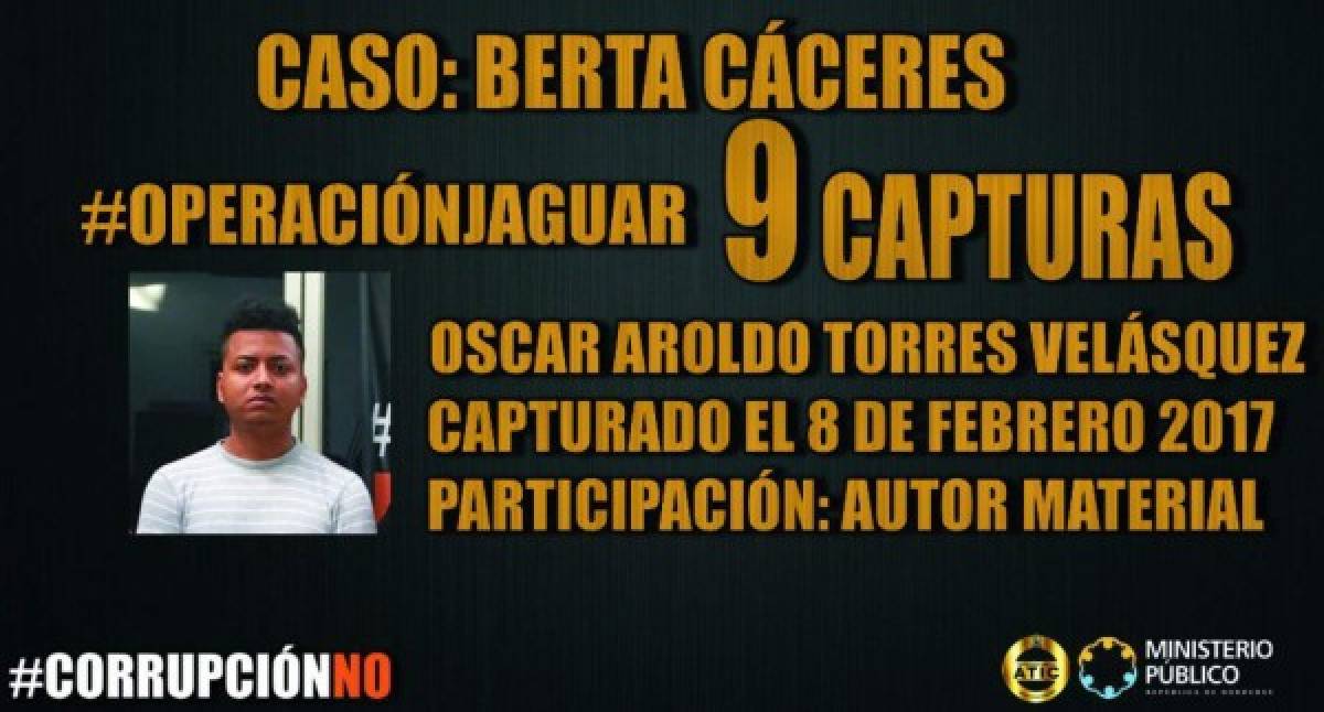 Torres fue capturado en febrero del año pasado por agentes de la Agencia Técnica de Investigación Criminal (Atic) en la ciudad caribeña de La Ceiba.