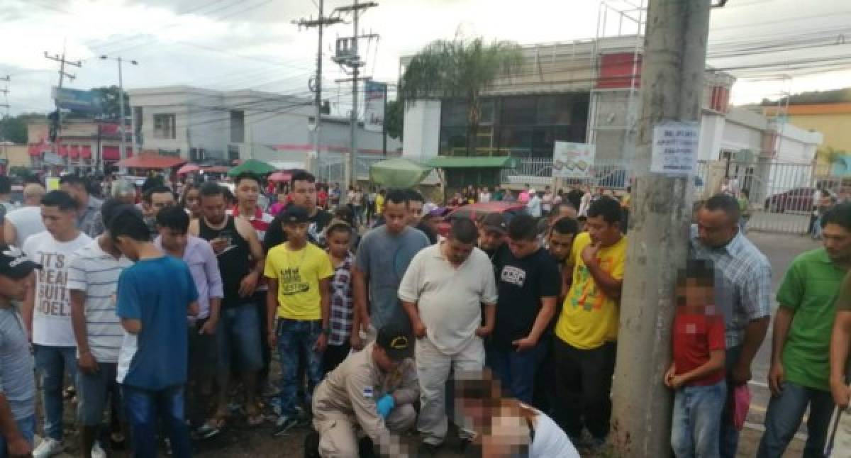 Las hombres acribillados fueron identificados como Bayron José Coello, Antoni Ariel Hernández y los hermanos Roger Aurelio Espinoza y Roger Antonio Espinoza.