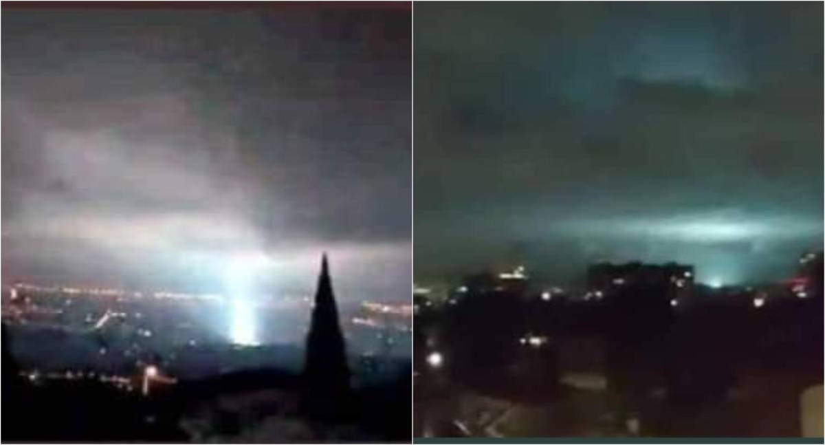 Conocidas como ‘luces de terremoto’, estos destellos suelen observarse en el cielo nocturno antes o durante de un potente sismo.