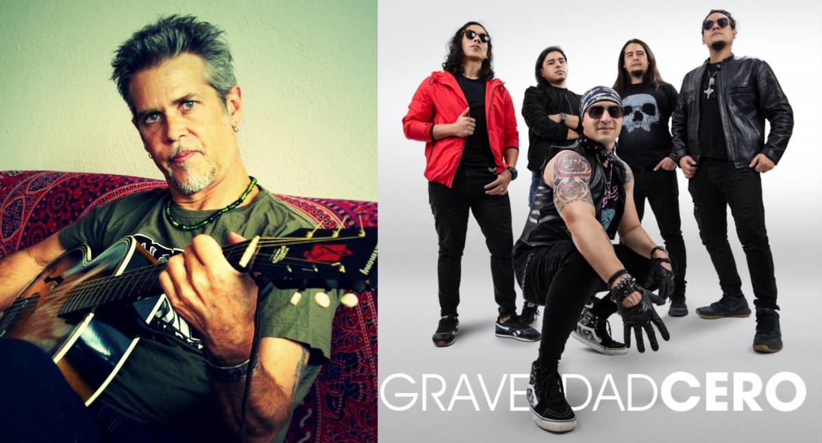 Alan Boguslavsky, exguitarrista de Héroes del Silencio, junto a Gravedad Cero en concierto tributo
