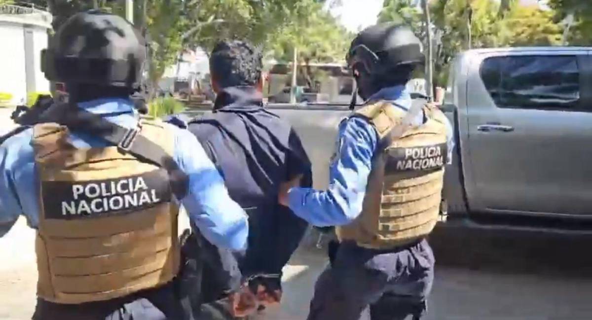 Capturan a “El Viejo”, presunto cabecilla de la MS-13 en Santa Cruz de Yojoa