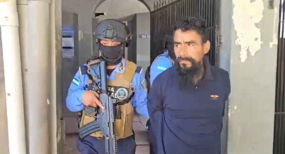 Capturan a “El Viejo”, presunto cabecilla de la MS-13 en Santa Cruz de Yojoa