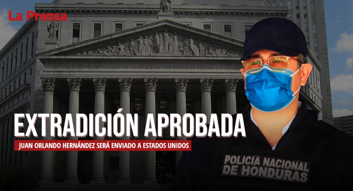 Juan Orlando Hernández, expresidente hondureño requerido en extradición por Estados Unidos. Allá sería enjuiciado por delitos relacionados al narcotráfico. 