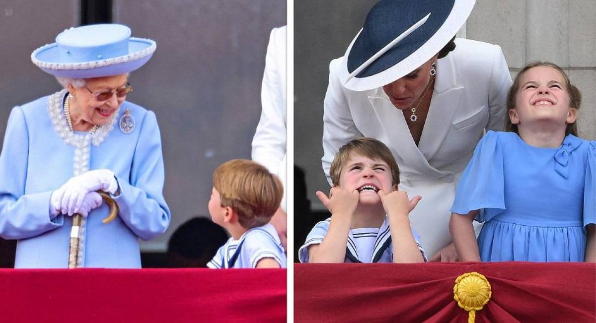 El Príncipe Louis se roba la atención en el Jubileo de Platino de la Reina Isabel II