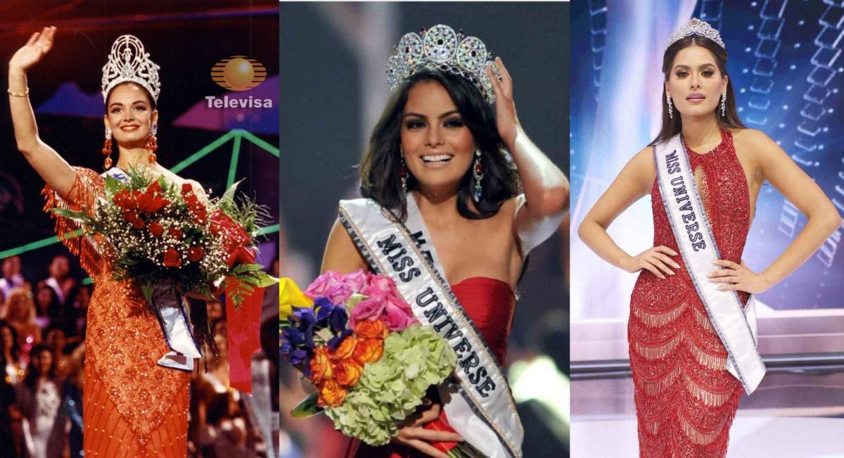 Miss Universo y sus tres reinas orgullosamente mexicanas