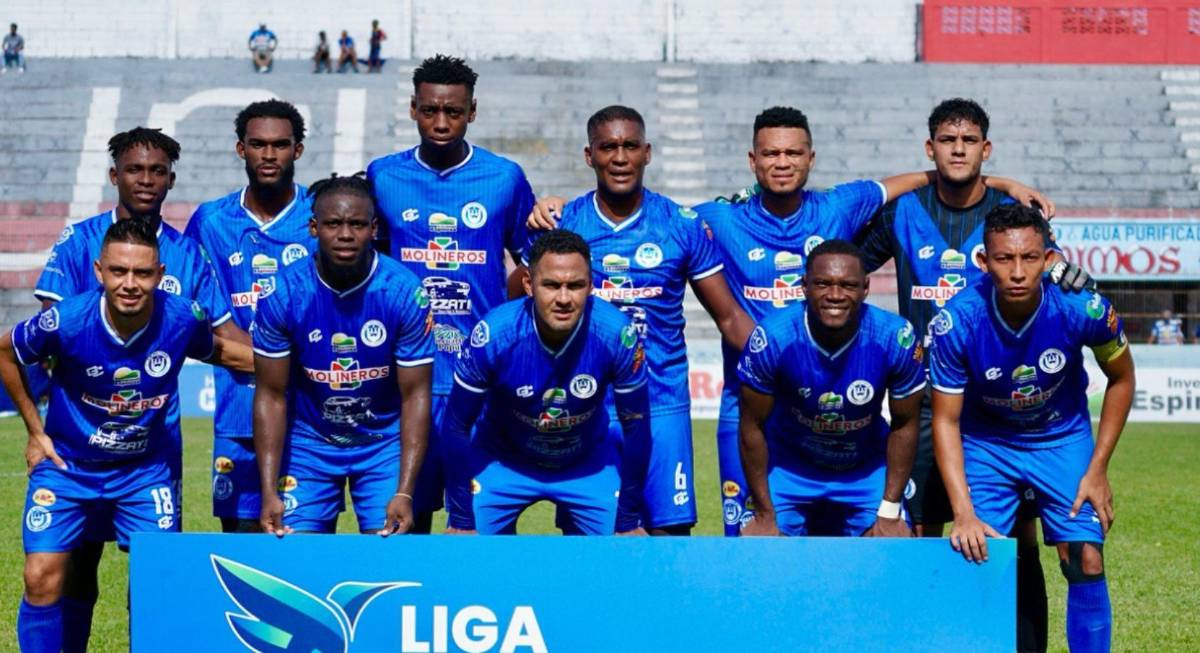 El 11 titular del Victoria que venció al Olancho FC.