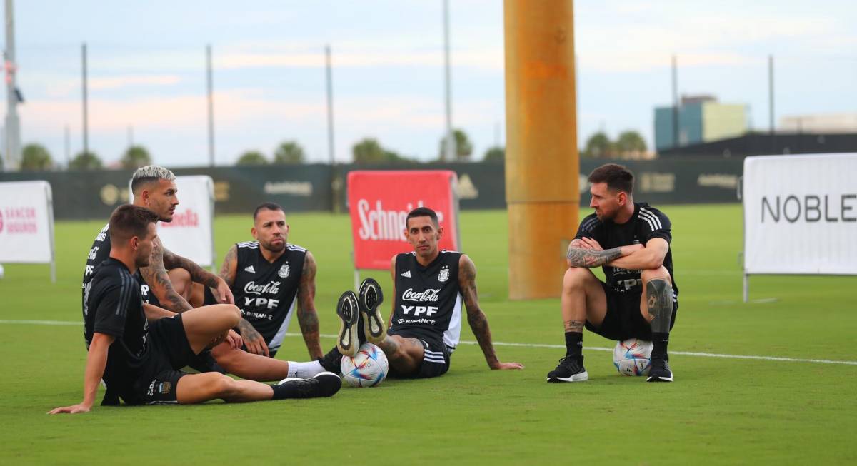 Argentina con Messi a la cabeza inició sus entrenamientos para enfrentar a Honduras