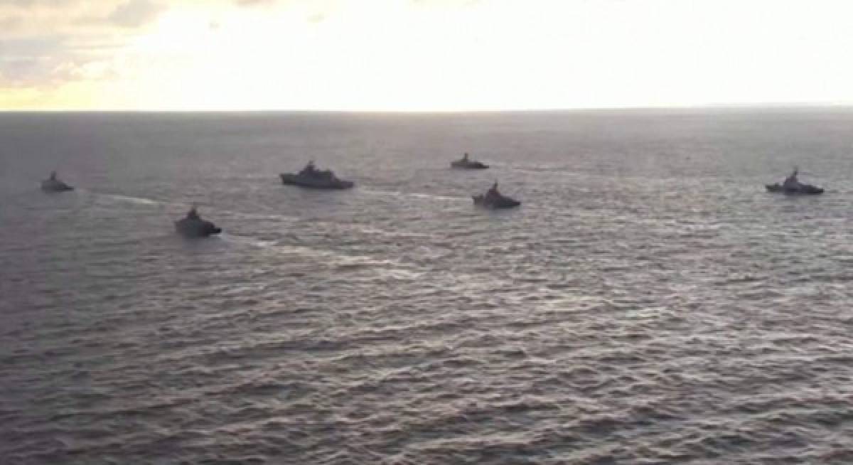 Los ejercicios, en los que participan también fuerzas de las flotas rusas del Caspio y el mar Negro, se llevan a cabo en el polígono de Opuk, a 40 kilómetros del estrecho de Kerch.