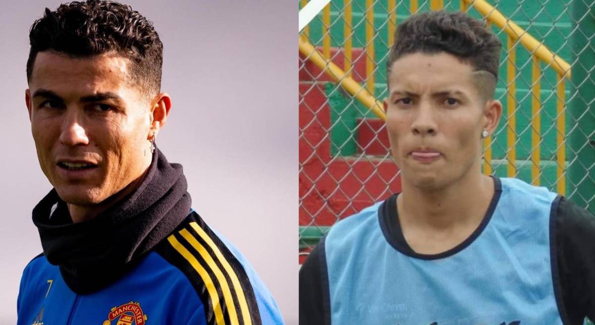 Un joven hondureño asegura tener un parecido físico a Cristiano Ronaldo y en las últimas causó revuelo ya que un club le abrió las puertas para intentar cumplir el sueño de jugar al fútbol.