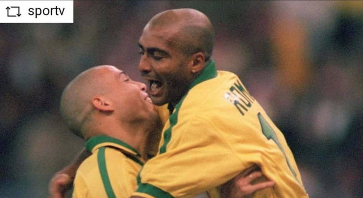 Ronaldo y Romario compartieron vestuario en la selección de Brasil.