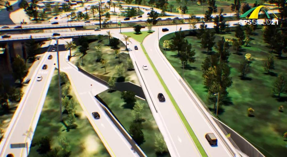 Así quedará el moderno intercambiador de Los Cármenes y el Segundo Anillo