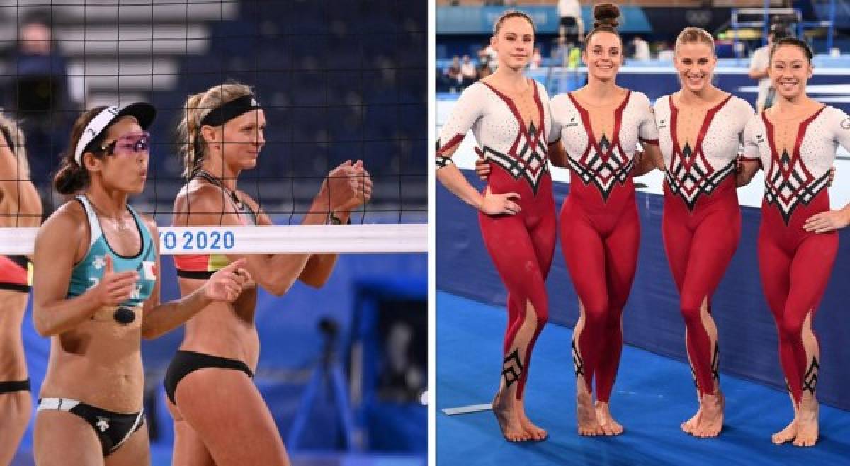 Las atletas alzan la voz en los Juegos Olímpicos de Tokio-2020 cambiando los diminutos bikinis requeridos en algunas competencias por trajes de cuerpo entero o shorts reivindicando la necesidad de sentirse cómodas para practicar su deporte.