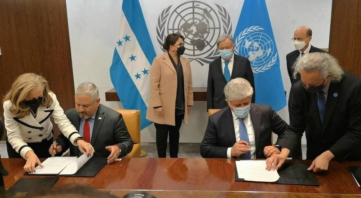 Honduras y la ONU firman el memorándum de la Cicih