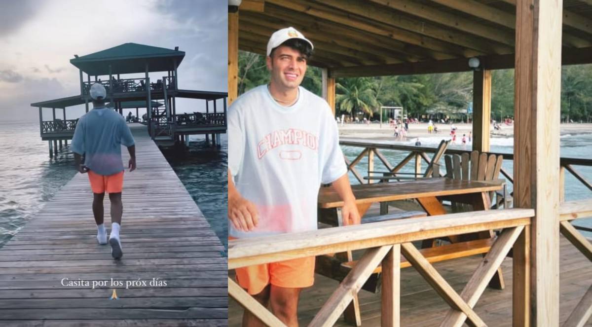 “Casita por los próximos días”, escribió Jencarlos Canela en sus stories de Instagram.