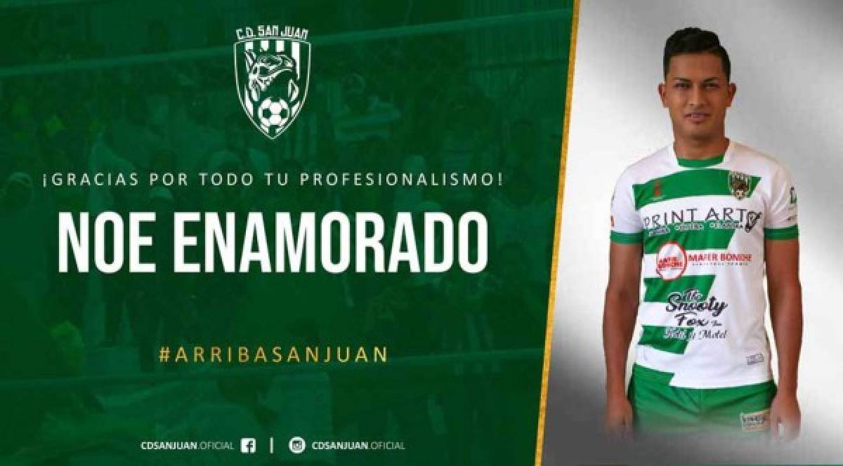 Noé Enamorado: Lateral por la banda derecha, firmó por un año con el Marathón. Llega procedente del San Juan de la Liga de Ascenso, anteriormente estuvo con la UPN.