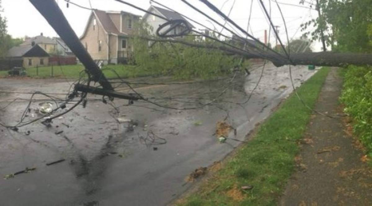 Según el Servicio Nacional Metereológico, las fuertes lluvias continuarán azotando gran parte de la costa este, desde el norte de Georgia hasta Pensilvania y Nueva Jersey, en los próximos tres días. Foto: Twitter.