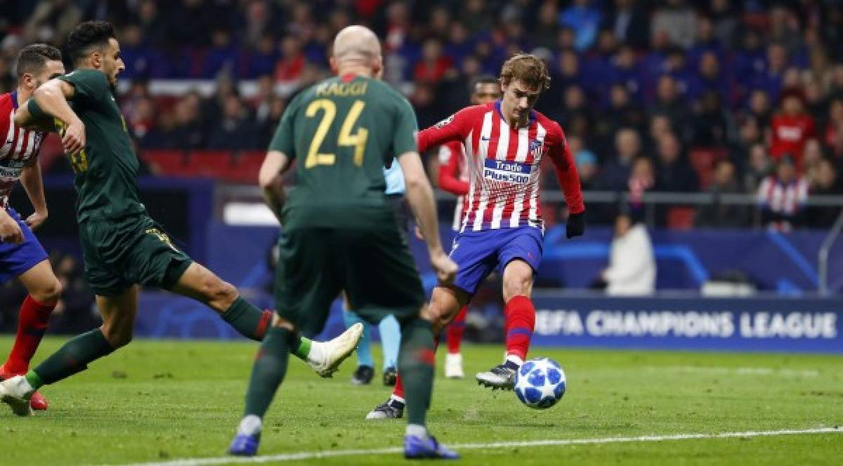 Griezmann hizo el segundo gol del Atlético contra el Mónaco con este gran detalle de calidad. ¡Golazo! Foto www.atleticodemadrid.com