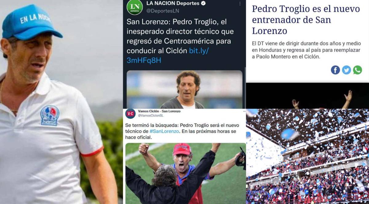 La prensa deportiva de Argentina se ha pronunciado tras la llegada de Pedro Troglio al San Lorenzo de dicho país. El estratega argentino deja de esta manera las filas del Olimpia tras sumar cuatro títulos consecutivos en Honduras.