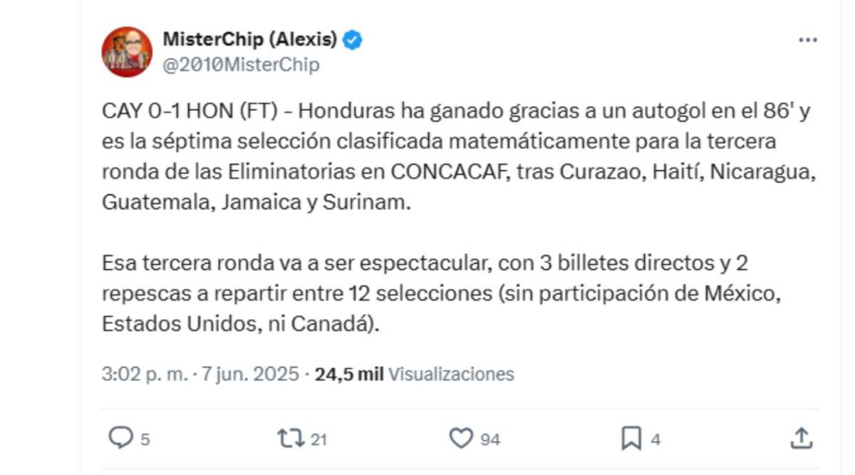 Selección de Honduras recibe ataques tras juego ante Islas Caimán: Famoso europeo habló