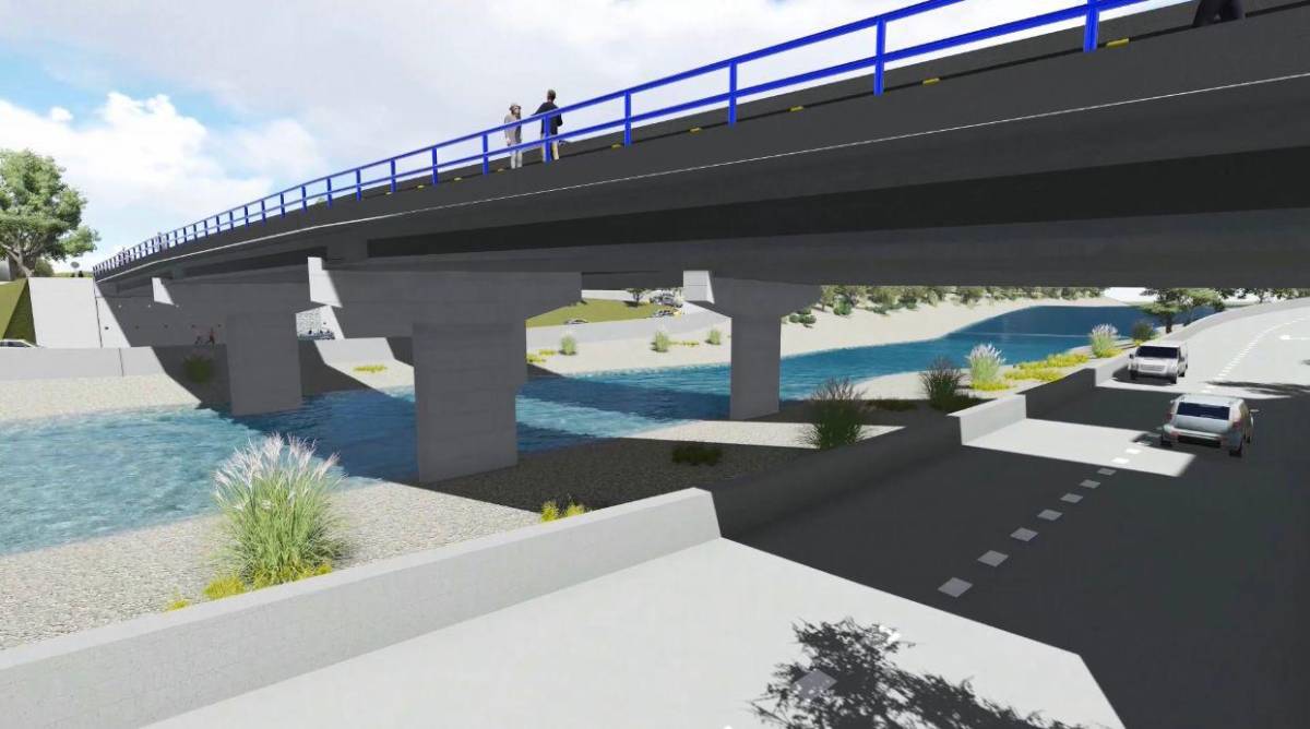 Así lucirá el puente en el río Santa Ana de San Pedro Sula