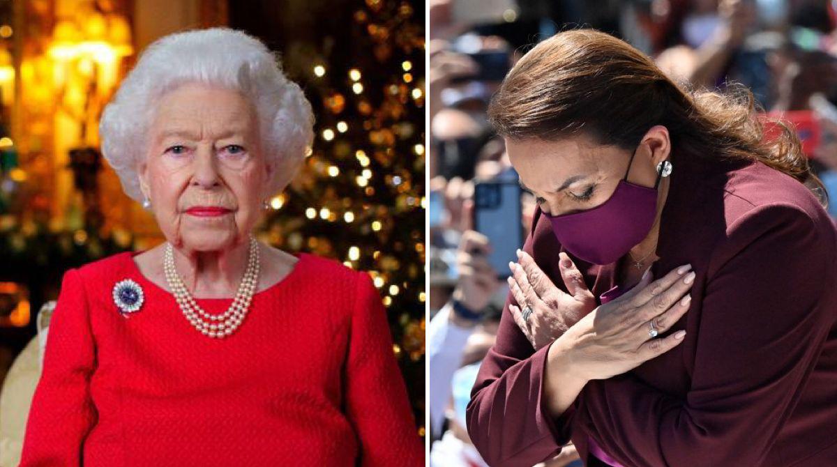 La reina Isabel II felicita a Xiomara Castro por su asunción al poder en Honduras