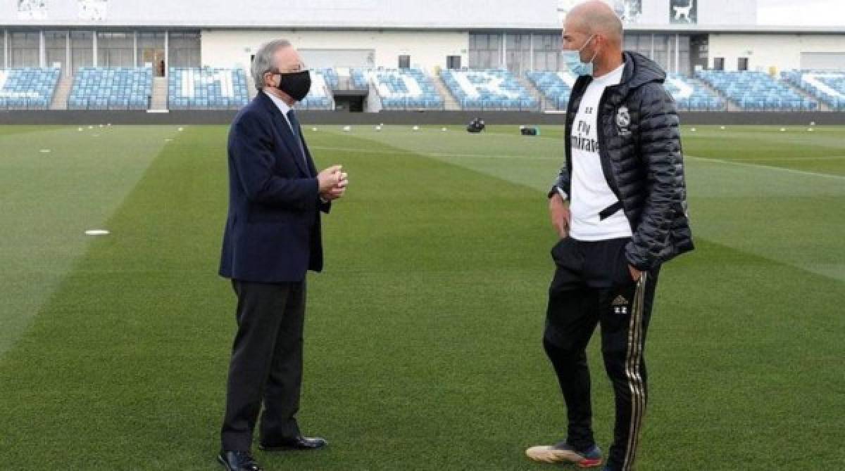 Zidane vio frustrado el plan de fichajes que había establecido de cara al mercado de verano de 2020.