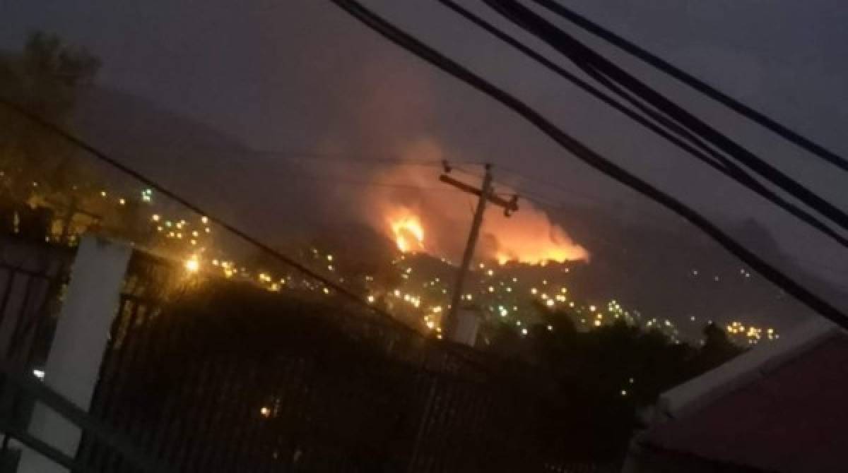 Honduras: las impresionantes imágenes del incendio forestal que se registró en Tegucigalpa