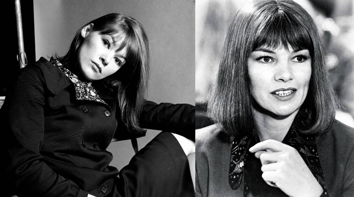 Glenda Jackson durante su jiventud.