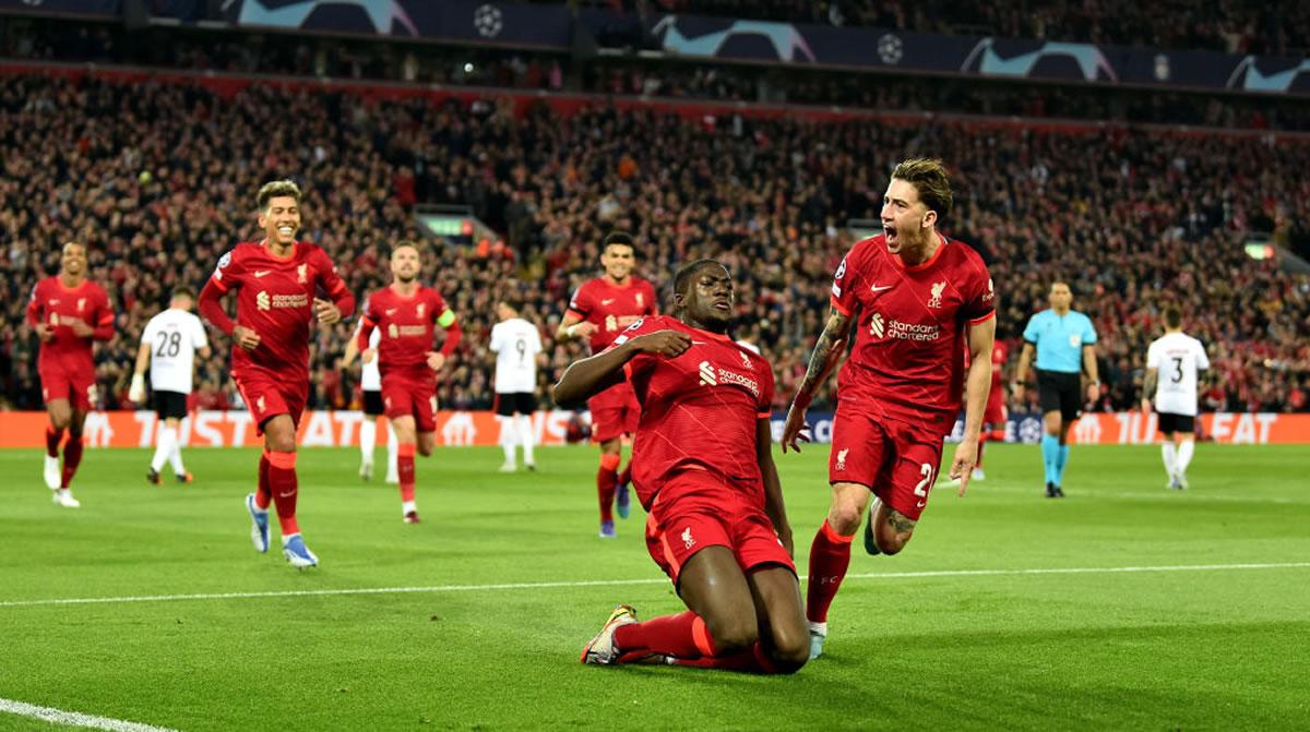Ibrahima Konaté abrió el marcador para el Liverpool.
