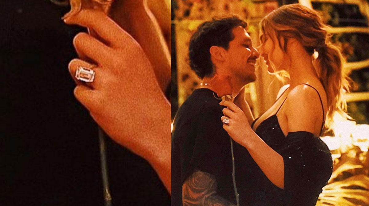 El anillo que Nodal entregó a Belinda está valorado en 3 millones de dólares.