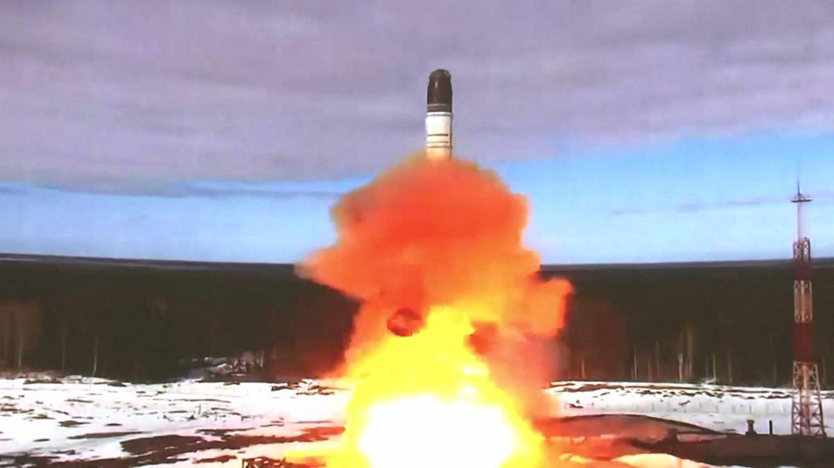 ¡Alerta! Rusia lanza un misil balístico intercontinental Sarmat