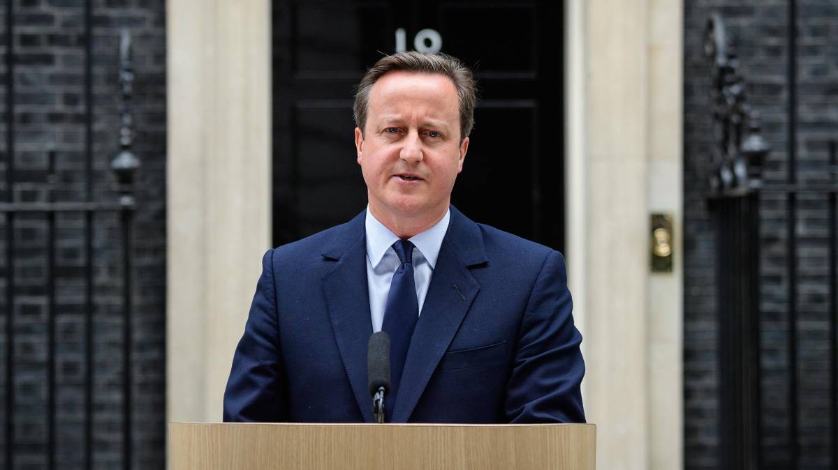  David Cameron, conservador (2010-2016).