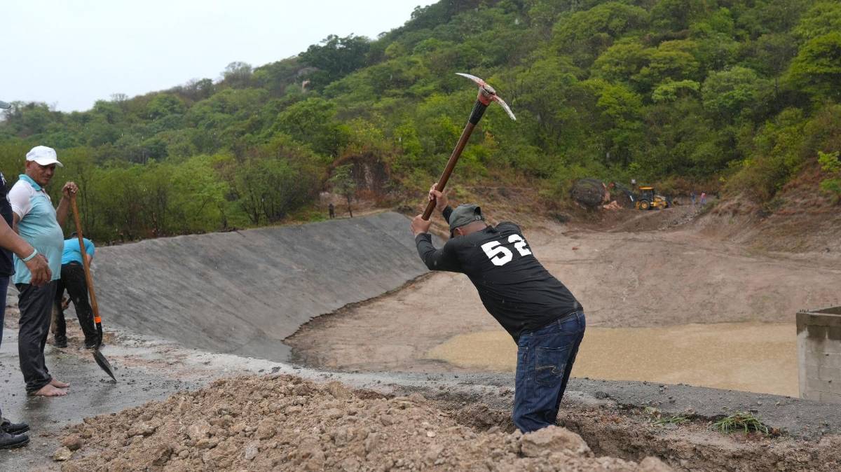 Reservorios de agua beneficiarán a más de 1,500 familias productoras en Choluteca y El Paraíso