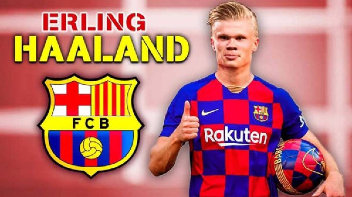 Erling Haaland con 20 años de edad se apunta para ser una de las grandes figuras del futuro de este deporte tras sus constantes buenas actuaciones con la camiseta del Borussia Dortmund y es el principal del Barcelona.