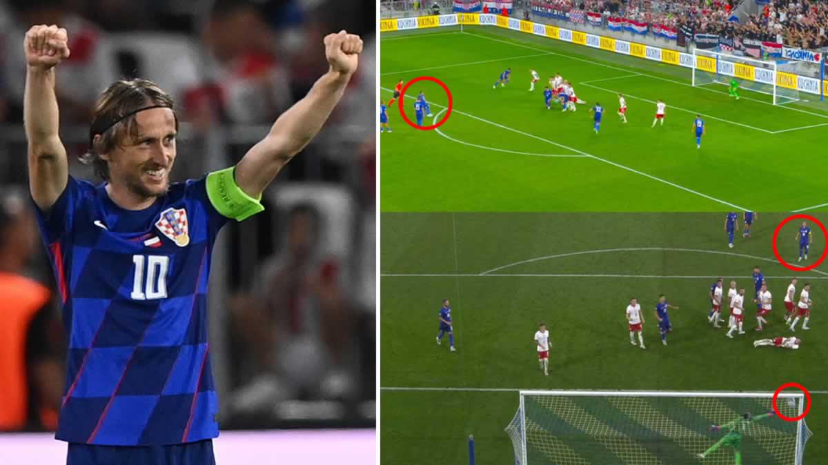 ¡En su cumpleaños 39! Modric firma golazo y Croacia vence a la Polonia de Lewandowski