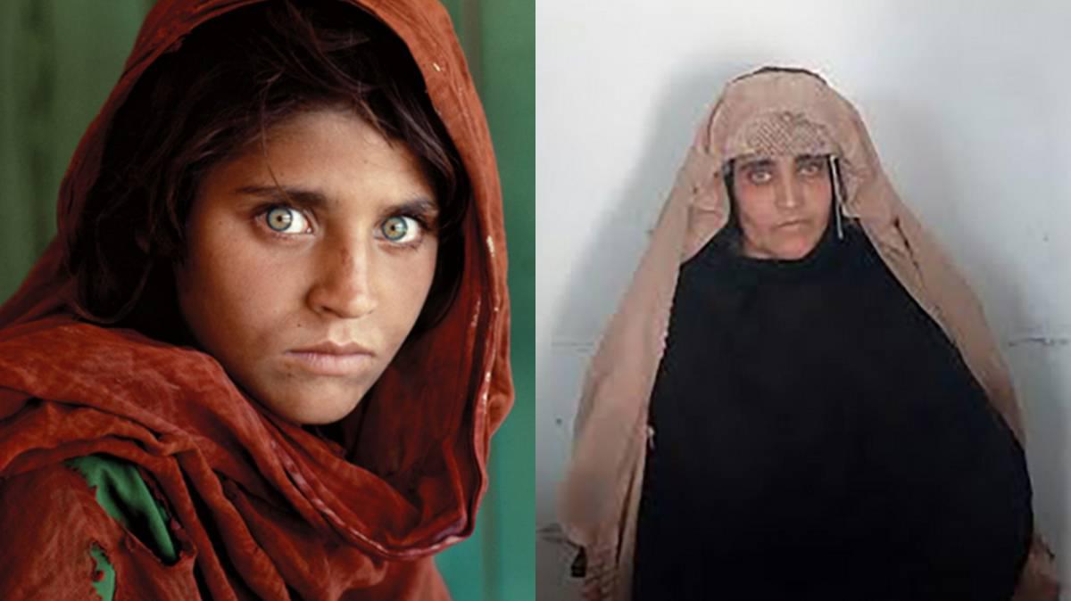 La “niña afgana” de ojos verdes recibe asilo en Italia tras huir de talibanes