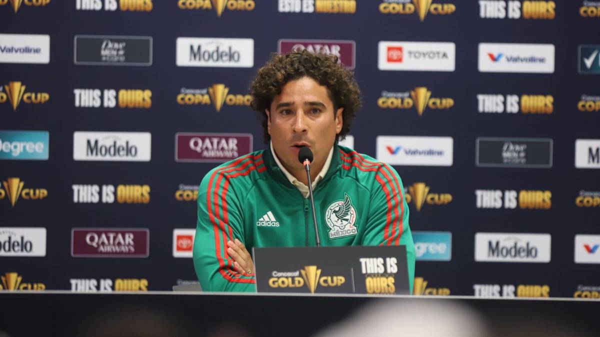 Guillermo Ochoa en conferencia de prensa previo al duelo ante Honduras en la Copa Oro.
