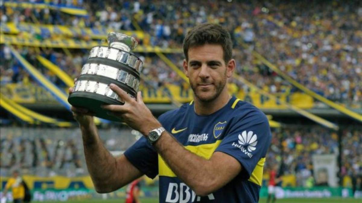 El tenista argentino Juan Martín del Potro es un declarado aficionado de Boca Juniors.