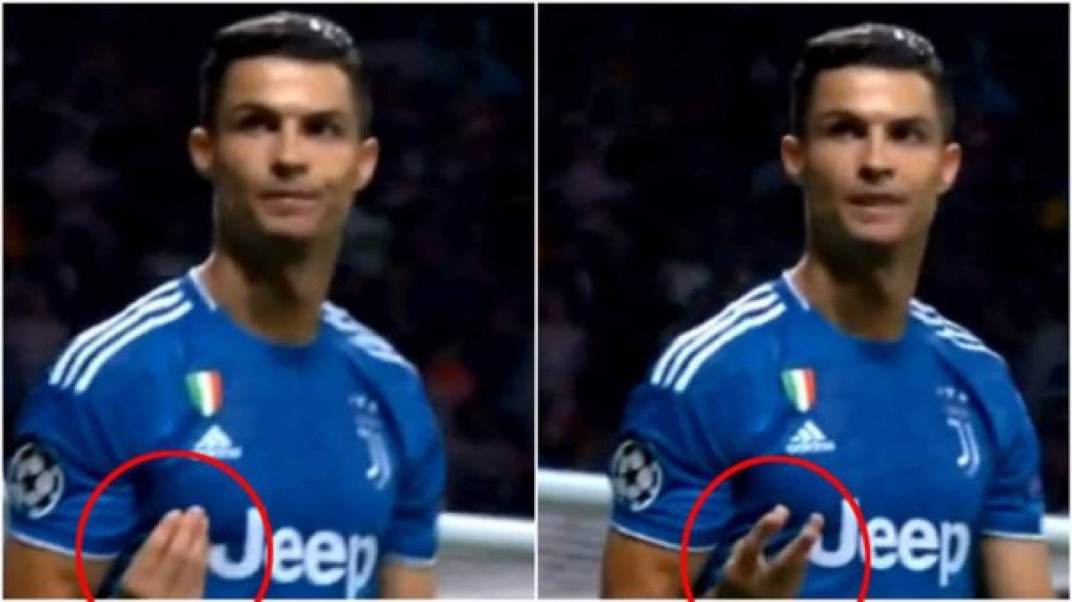 Los fanáticos colchoneros enfurecieron con el provocativo gesto de Cristiano Ronaldo.