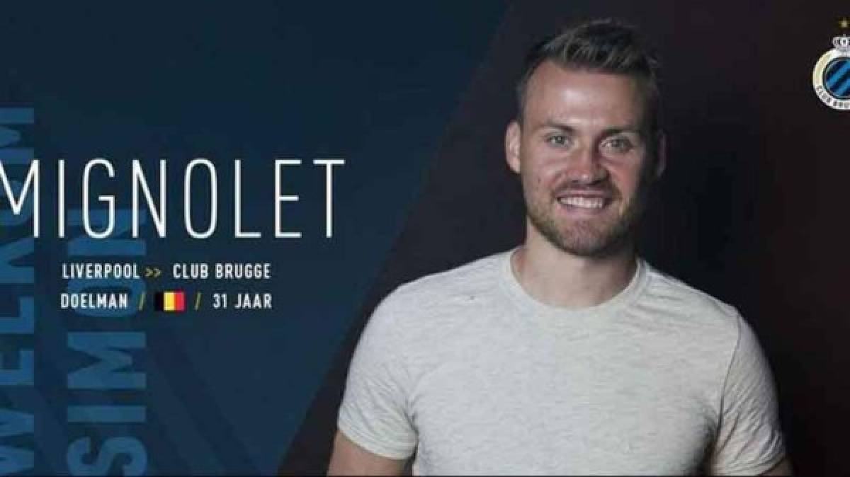 El Liverpool y el Brujas han alcanzado un acuerdo por el guardameta belga, Simon Mignolet, de 31 años. Firma para las próximas cinco temporadas.