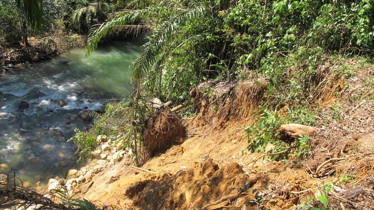 Los deslaves y la crecida del río Danto y Bonito causaron millonarias pérdidas al acueducto del Sanaa.