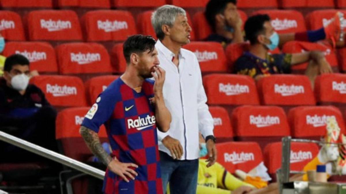 Llegada de Quique Setién: Lionel Messi no estuvo de acuerdo con la llegada del entrenador español.