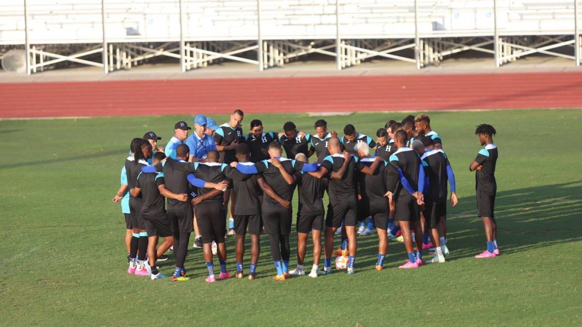 La Selección de Honduras tuvo su último entrenamiento de cara a su debut en la Copa Oro 2023.