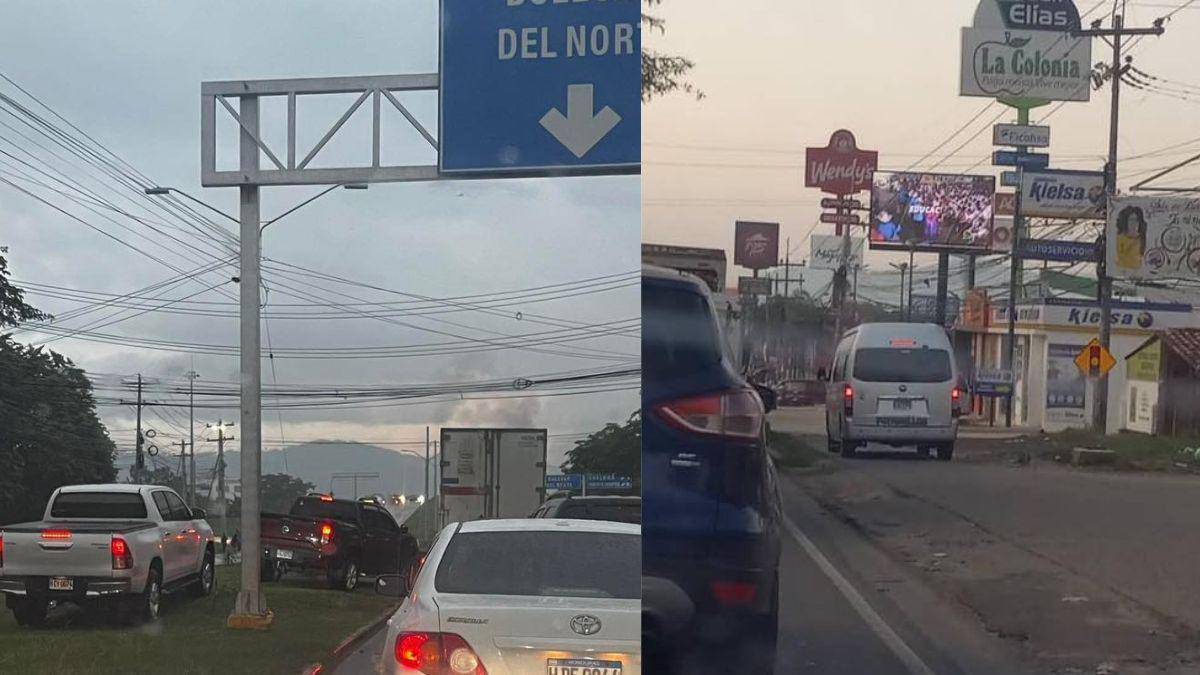 $!Conductores se salen de la pavimentada para rebasar otros vehículos.