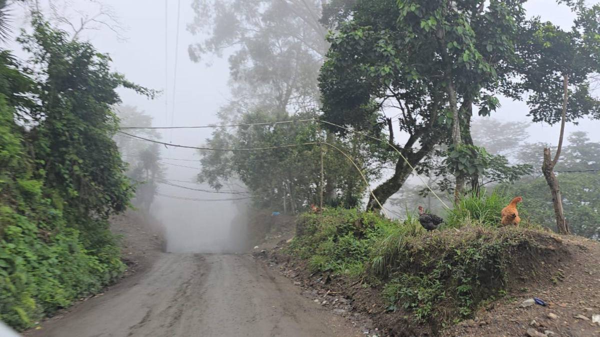 El termómetro está a 9 grados centígrados... y no es en La Esperanza, Intibucá
