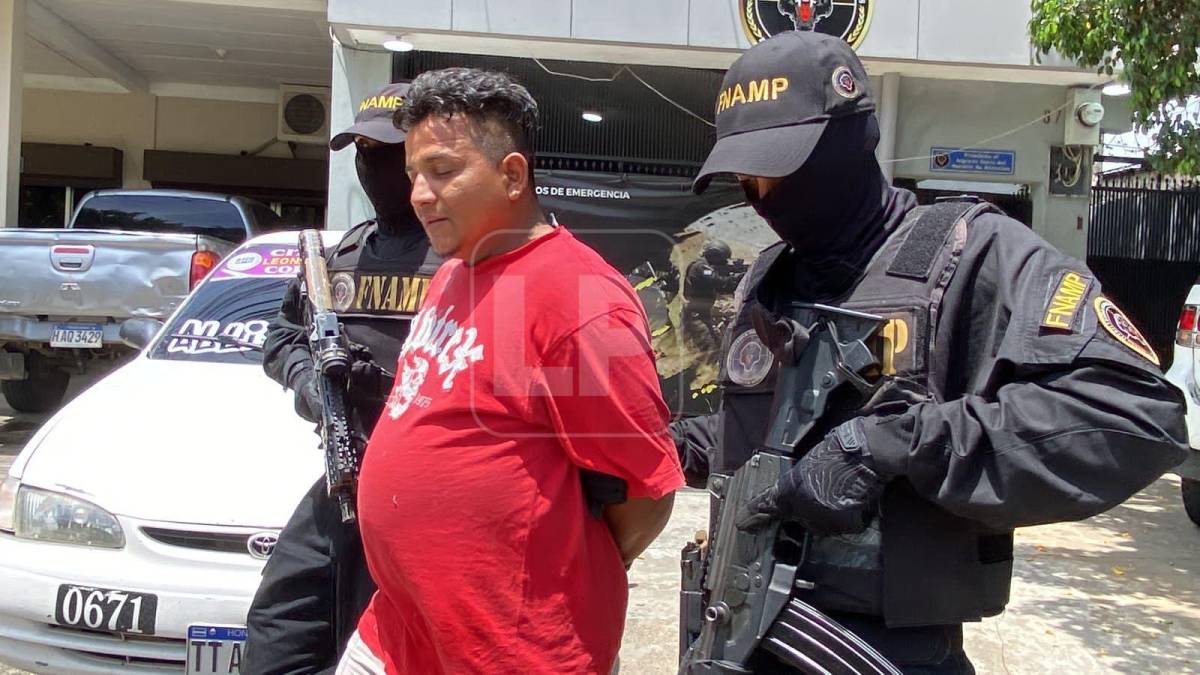 Capturan a “El Guasón”, taxista acusado de extorsionar a transportistas en San Pedro Sula