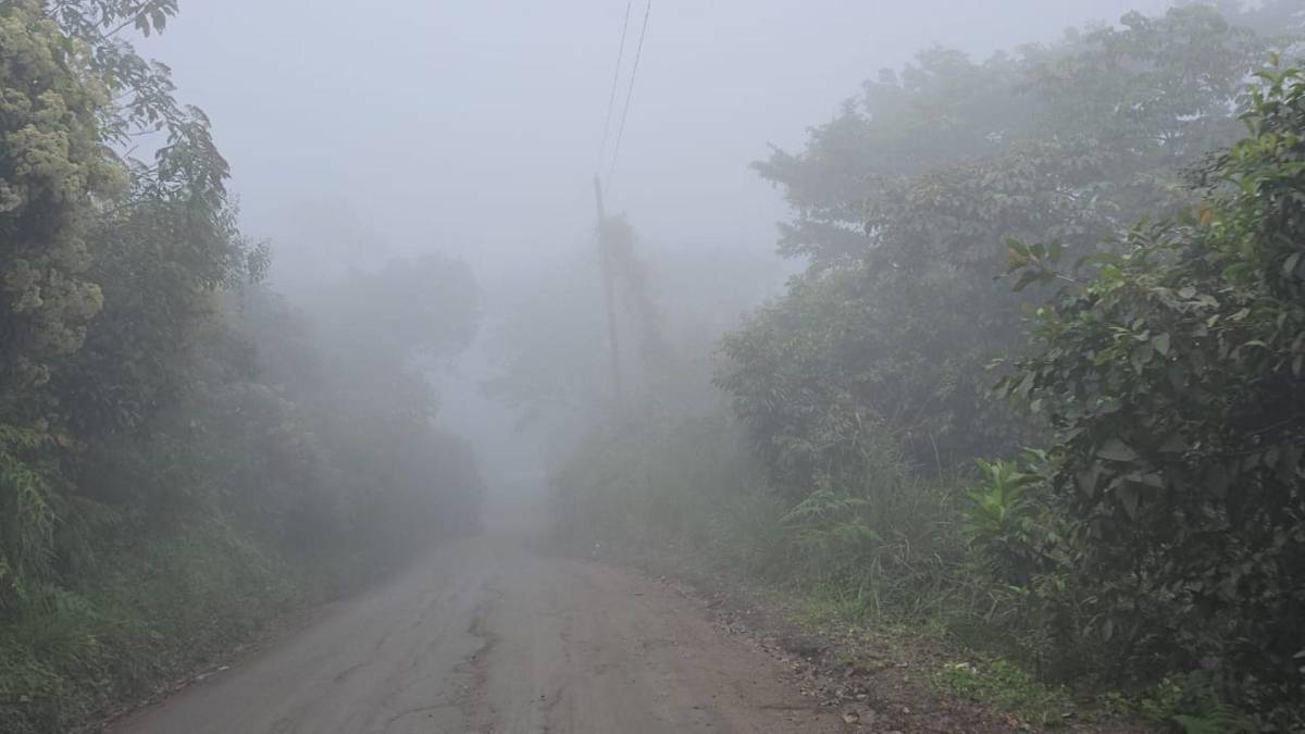El termómetro está a 9 grados centígrados... y no es en La Esperanza, Intibucá